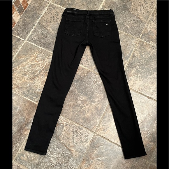 β¨ Rag & Bone Skinny Jeans in Coal Dark Rinse Size 26 EUC - Picture 8 of 9